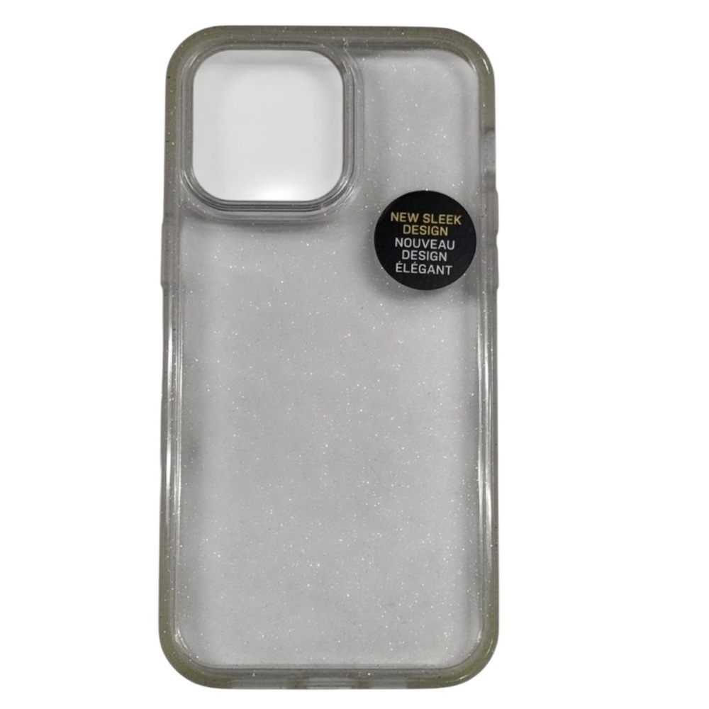 OtterBox Symmetry Series Clear Glitter Case- iPhone 14 Pro MAX - Picture 3 of 8